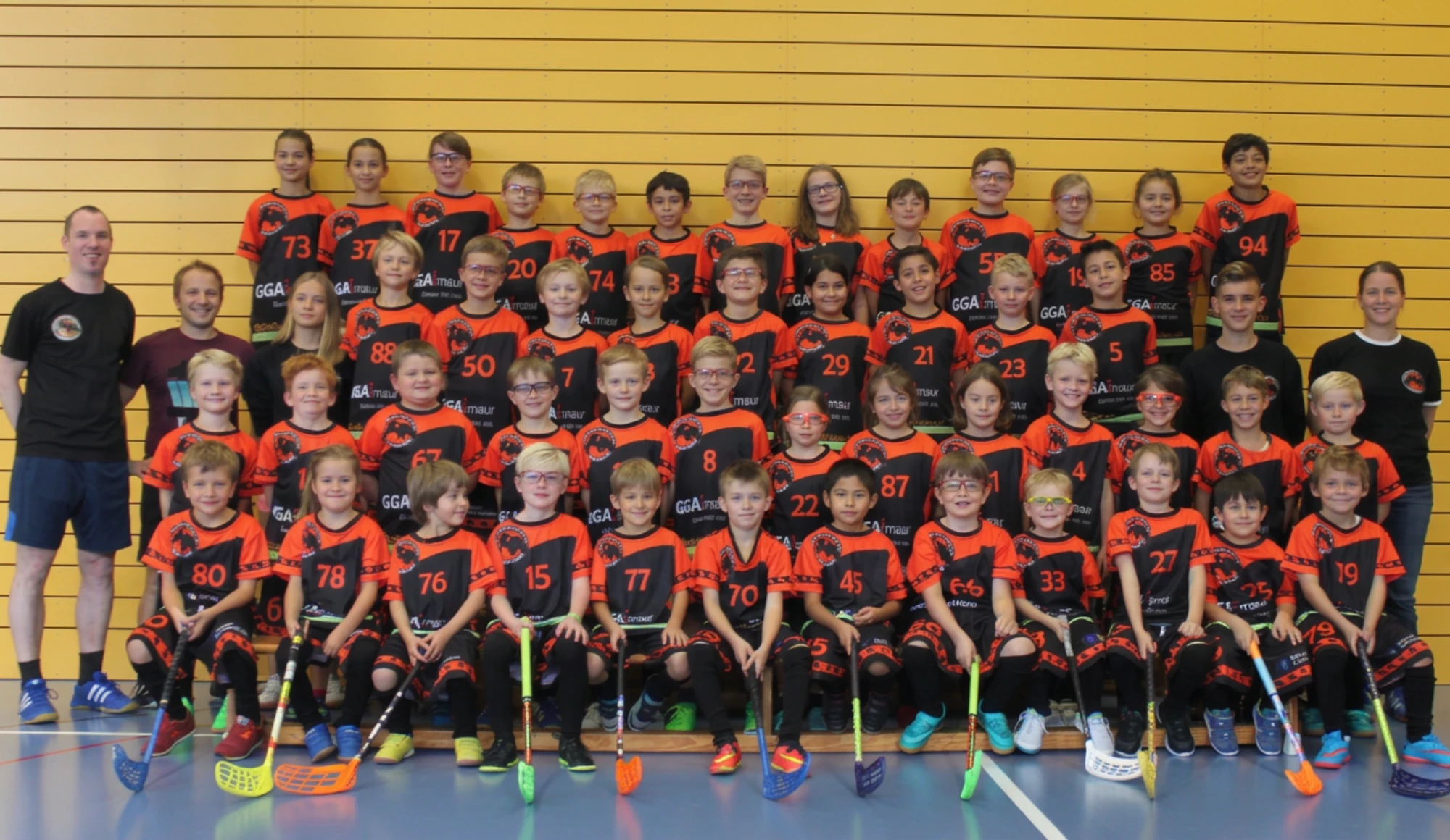 Teamfoto der Grizzlys, Saison 2017/2018