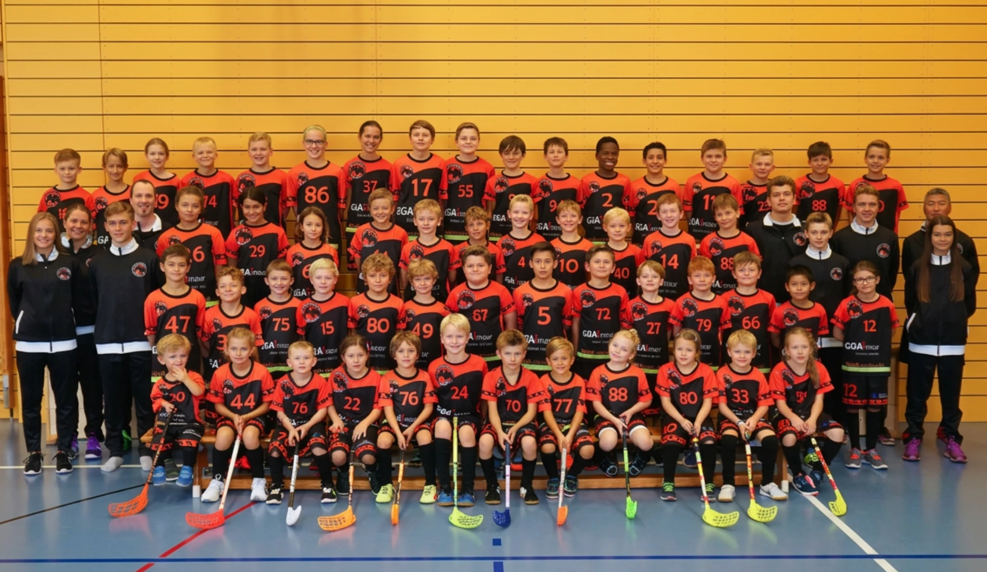 Teamfoto der Grizzlys, Saison 2018/2019