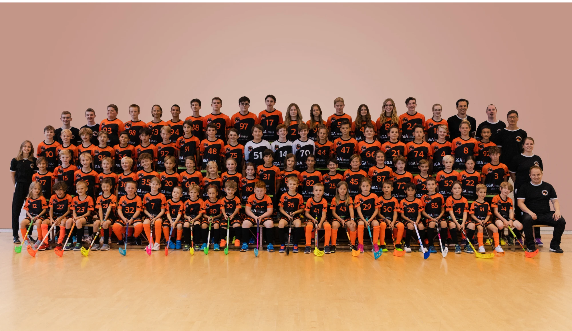 Teamfoto der Grizzlys, Saison 2021/2022