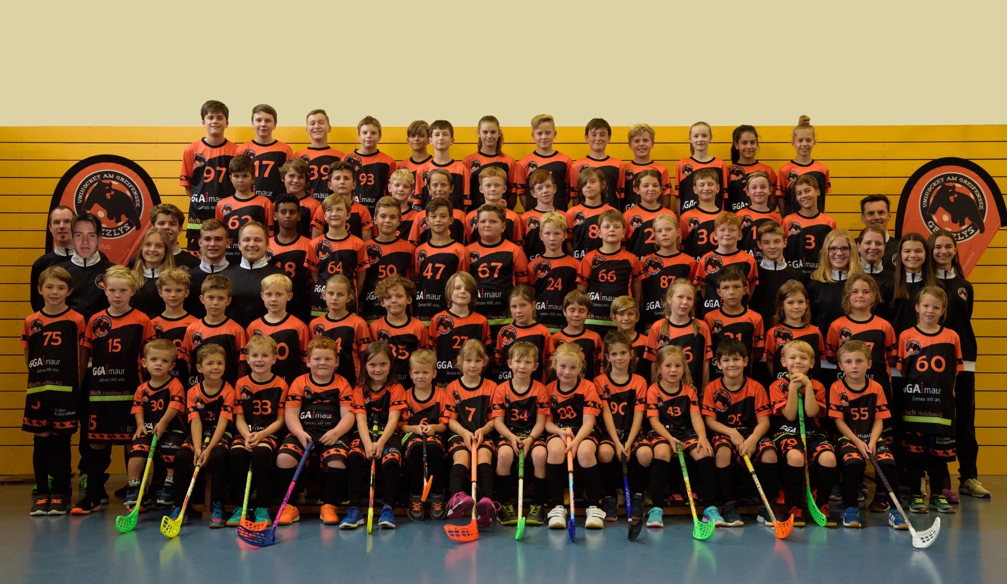 Teamfoto der Grizzlys, Saison 2019/2020