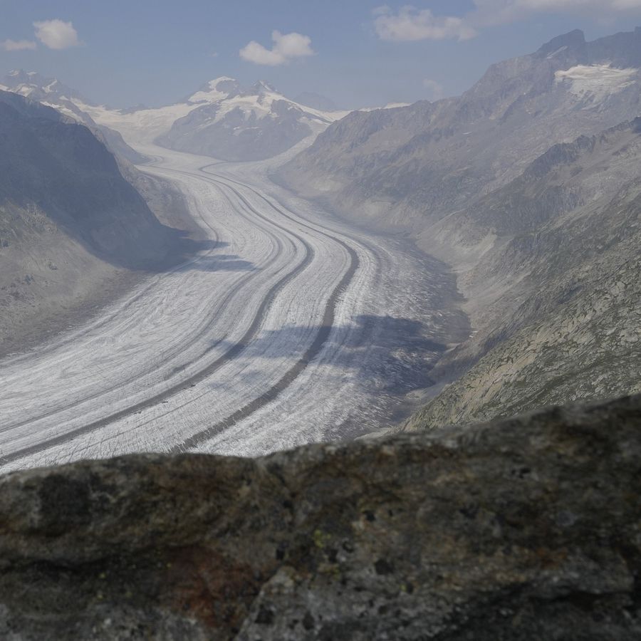 Bild 4 von 8 zum Beitrag «Heute ging es für die Grossen von der Fiescheralp auf eine abwechslungsreiche Wanderung Richtung Aletschgletscher. 🏔️»
